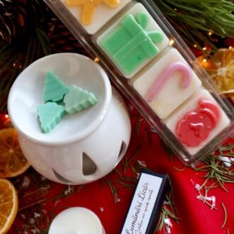 Set lampă aromaterapie cu tabletă ceară parfumată