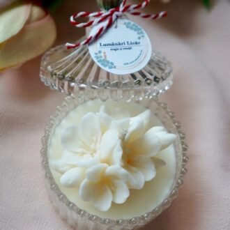 Bombonieră mică sticlă