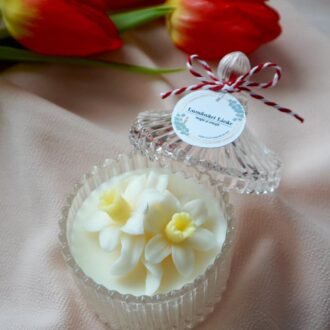 Bombonieră mică sticlă