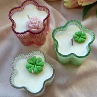 Floare sticlă colorată